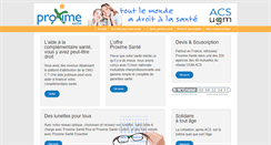 Desktop Screenshot of lamutuellesante.net