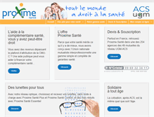Tablet Screenshot of lamutuellesante.net